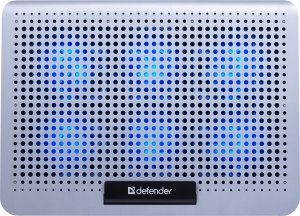 Podstawka chłodząca Defender Podstawka chłodząca NS-520 laptop notebook 15,6" 2xUSB 6 wentylatorów podświetlenie metalowa 3