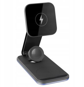 Ładowarka bezprzewodowa Proove Energy Fold 3w1 czarna 15W 2