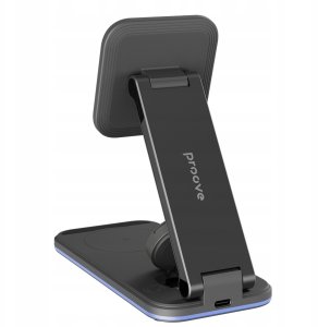 Ładowarka bezprzewodowa Proove Energy Fold 3w1 czarna 15W 3