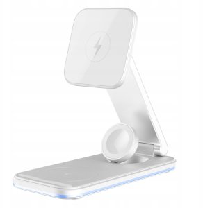 Ładowarka bezprzewodowa Proove Energy Fold 3w1 biała 15W 2