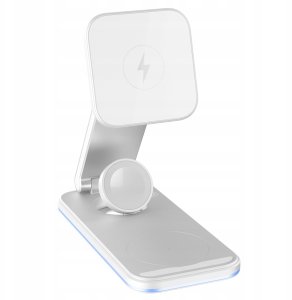 Ładowarka bezprzewodowa Proove Energy Fold 3w1 biała 15W 3