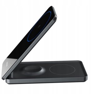 Ładowarka bezprzewodowa Proove Metal Edge 3w1 szara 15W 4