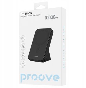 Powerbank Proove Hyperion 10000mAh 20W czarny USB-C/USB-A 3