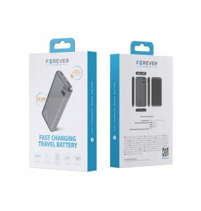 Forever power bank TB-300M PD QC 22,5W 10000 mAh czarny 4