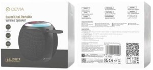 Devia Lite1 głośnik Bluetooth 5W czarny przenośny FM TF 3