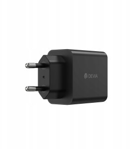 Devia ładowarka sieciowa Rocket PD 45W 1x USB-C biała + kabel USB-C - USB-C 5