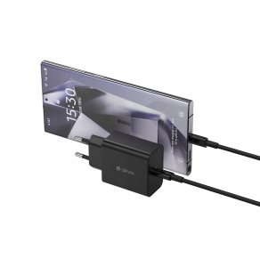 Devia ładowarka sieciowa Rocket PD 45W 1x USB-C biała + kabel USB-C - USB-C 6