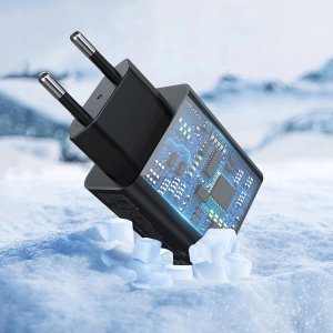 Devia ładowarka sieciowa Rocket PD 45W 1x USB-C biała + kabel USB-C - USB-C 8