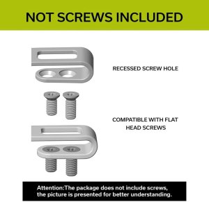 CIVIVI Klipsy Tytanowe 4 szt. 50/55 mm Flamed Blue/Purple 48