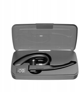 Forever bezprzewodowy zestaw słuchawkowy BH-100 z etui ładującym czarny 4