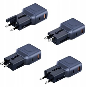 Ładowarka Energea Ładowarka sieciowa TravelGo Adapter 35 USB-A/USB-C 35W niebieski 4
