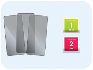 Hello Case [3-pak] Szkło Hartowane Do Realme 11 Pro Plus 5G (Curved, anty-szpiegowskie) 11