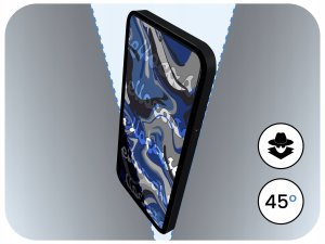 Hello Case [3-pak] Szkło Hartowane Do Realme 11 Pro Plus 5G (Curved, anty-szpiegowskie) 4