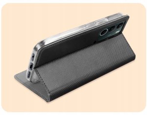 Hello Case Etui z Klapką Do Realme C71 4G (czarny, zamykany, magnetyczny, Kabura) 5