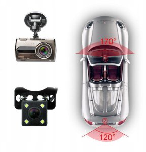 Wideorejestrator QIKtech Wideorejestrator kamera Rejestrator jazdy FULL HD W06 0,15kg 3