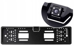 Wideorejestrator samochodowy kamera cofania w ramce full hd 4led karta 32gb 10