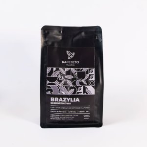Kawa ziarnista Kafejeto Kawa ziarnista Kafejeto Palarnia bez kofeiny Brazylijski ESPRESSO 250g 4