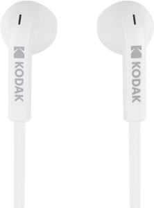 Słuchawki Kodak WE-1104 Słuchawki przewodowe Stereo In-Ear z mikrofonem Białe 3
