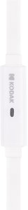 Słuchawki Kodak WE-1104 Słuchawki przewodowe Stereo In-Ear z mikrofonem Białe 4