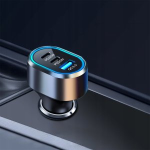 ŁADOWARKA SAMOCHODOWA ROZDZIELACZ 6XUSB MOCNA 100W C79ACC 5