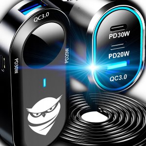 ŁADOWARKA SAMOCHODOWA ROZDZIELACZ 6XUSB MOCNA 100W C79ACC 7