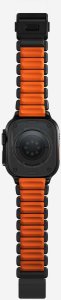 Nomad Goods Inc. Stratos Band - titanowa bransoleta do Apple Watch 49mm z FKM (black titanium, ultra orange FKM) 11