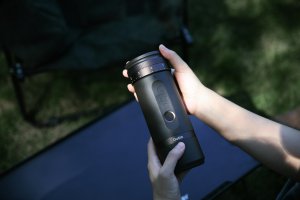 Młynek do kawy Outin Fino brązowy (OTCG-01-TB) 4