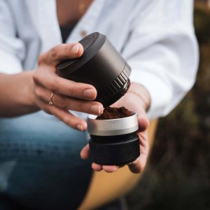 Młynek do kawy Outin Fino grinder Automatyczny młynek Brązowy 8