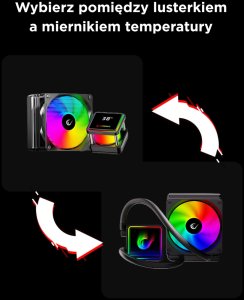 Chłodzenie wodne Rampage INFINITE V120 Czarne 8