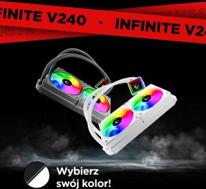 Chłodzenie wodne Rampage INFINITE V240 Białe 14
