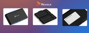 Reagle PUDEŁKO ETUI ochronne NA 4 dyski M.2 SSD NVME SATA Z pianki EVA 5