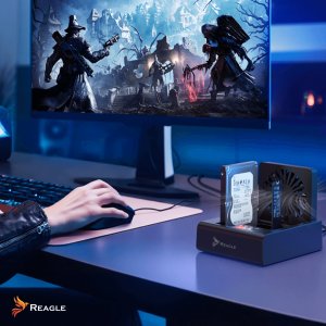 STACJA DOKUJĄCA DYSKU SSD HDD SATA 2,5" 3,5" NVME M.2 USB OBUDOWA KLONUJĄCA 10