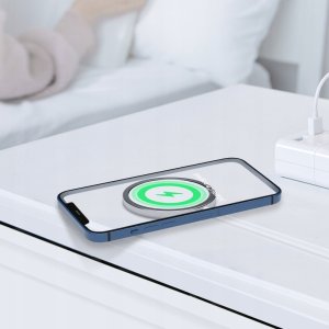 Ładowarka BWOO ładowarka bezprzewodowa PD WL-12 15W biała 2