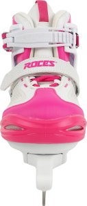 Łyżwy Roces Moody Ice X biało-różowe 450744 001 36-40 3