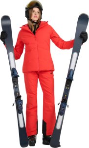 Spodnie narciarskie damskie 4F FNK F0944 czerwone 4FWAW25TFTRF0944 62S 2XL 11