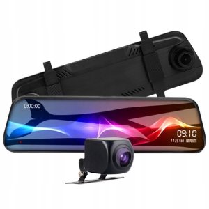 Wideorejestrator Techonic WIDEOREJESTRATOR KAMERA REJESTRATOR JAZDY W02 W LUSTERKU Z KAMERĄ COFANIA 0,2KG 7