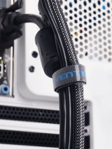 Organizer Vention Opaska rzepowa organizer kabli 5m czarna 3