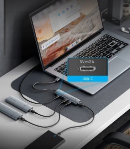 HUB USB Vention Hub 5w1 USB-A 3.0 0.15 m 6