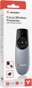 Verbatim Bezprzewodowy prezenter Focus, 2.4Ghz, szaro czarny 4