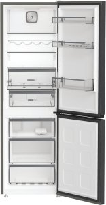 Lodówka Whirlpool Lodówka WHK 26362 XBR4E | Energy efficiency class E | Free standing | Combi | Height 186.5 cm | No Frost system | Lodówka net capacity 201 L | Zamrażalnik net capacity 106 L | Ekranas | 37 dB | Czarny 3