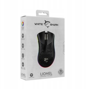 Mysz White Shark WGM-5012 Lionel white 11