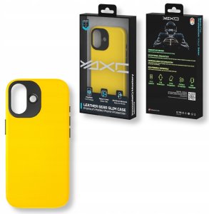 Yaxo Etui na telefon Leather Gear Slim Case MagSafe iPhone 17 Honey Yellow 6