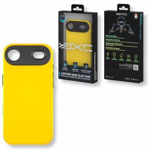 Yaxo Etui na telefon Leather Gear Slim Case MagSafe iPhone 17 Air Honey Yellow 6