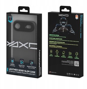 Yaxo Etui na telefon Leather Gear Slim Case MagSafe iPhone 17 Air Bohemian Gray 5