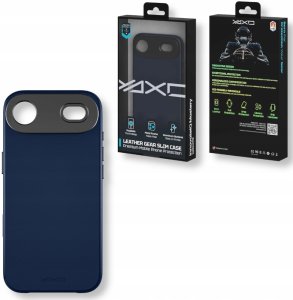 Yaxo Etui na telefon Leather Gear Slim Case MagSafe iPhone 17 Air Dusky Blue 6