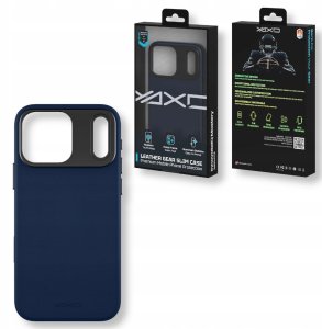 Yaxo Etui na telefon Leather Gear Slim Case MagSafe iPhone 17 Pro Max Dusky Blue 6