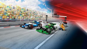 LEGO City Padok F1 z bolidami VCARB i Sauber (60474) 5