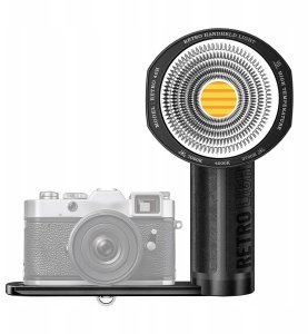 Ręczna Lampa Led 40w Cob Retro Do Foto Video 2700-7000k Do Telefonu Aparatu / 40h 11