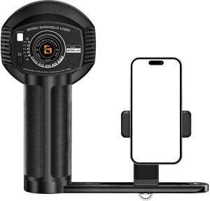 Ręczna Lampa Led 40w Cob Retro Do Foto Video 2700-7000k Do Telefonu Aparatu / 40h 10