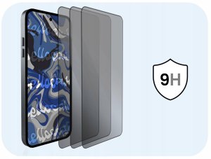 etumi 3-PAK Szkło Hartowane Do Xiaomi Poco X7 5G Anti-spy, Curved, 9H 9
